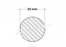 Bara rotunda aluminiu 24 mm 1